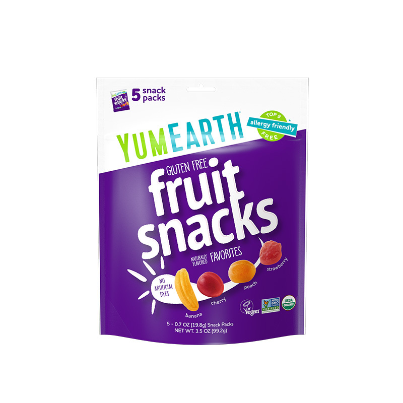 YumEarth Organic Vegan Fruit Snack Packs 99g | Bio Living | Natur