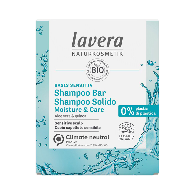 Lavera Basis Sensitive Shampoo Bar 50g | Bio Living Organic Distributor