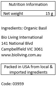Organic Basil