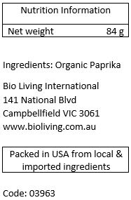 Organic Paprika