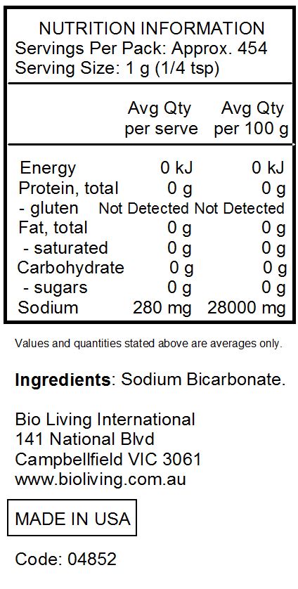 Sodium Bicarbonate.