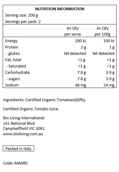 Organic Tomatoes, Organic Tomato Juice