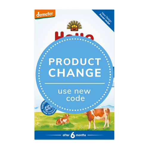 PRODUCT CHANGE USE CODE 0 1 0 6 4  Organic Infant Formula 2 - 3x600g