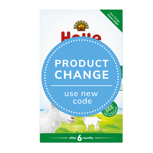 PRODUCT CHANGE USE CODE 0 1 0 7 4  Organic Goat Milk Follow-on Formula 2 400g