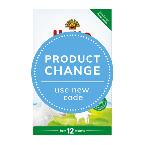 PRODUCT CHANGE USE CODE 0 1 0 7 5  Organic Goat Milk Follow-on Formula 3 400g