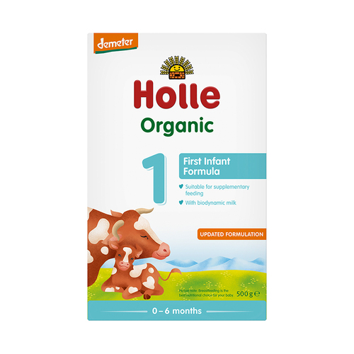Organic Cow Milk Infant Formula 1 with DHA 500g