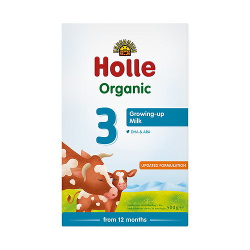 Organic Cow Milk Toddler Formula 3 with DHA 500g