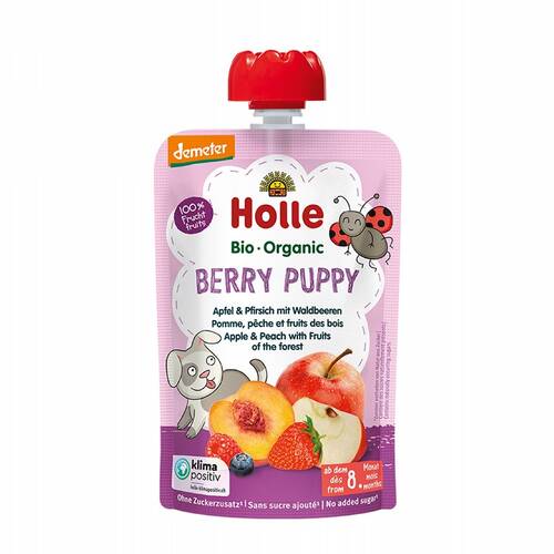 Organic Berry Puppy - Apple & Peach with Fruits of the Forest 100g