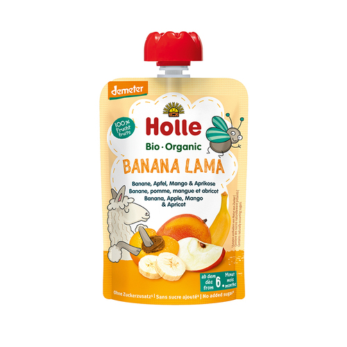 Organic Banana Lama - Banana, Apple, Mango & Apricot 100g