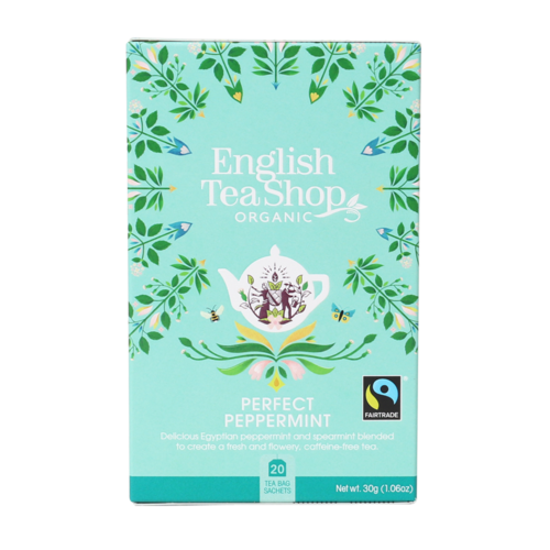 Organic Peppermint Teabags 6x20pc