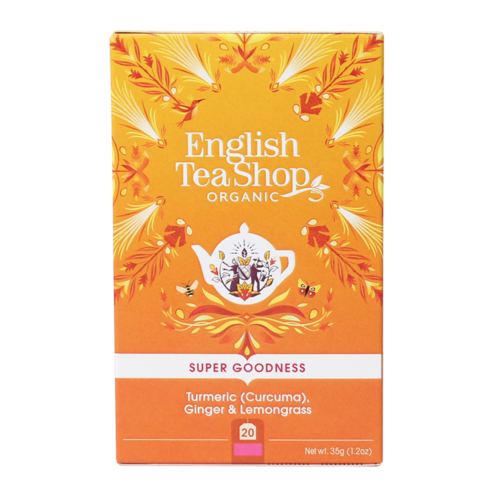 Organic Turmeric, Ginger & Lemongrass 6x20pc