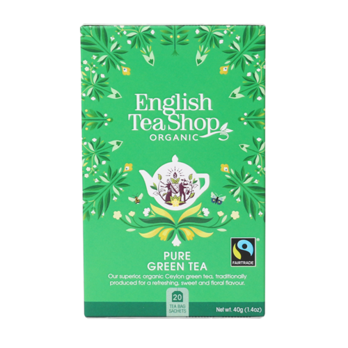 Organic Green Tea Teabags 6x20pc