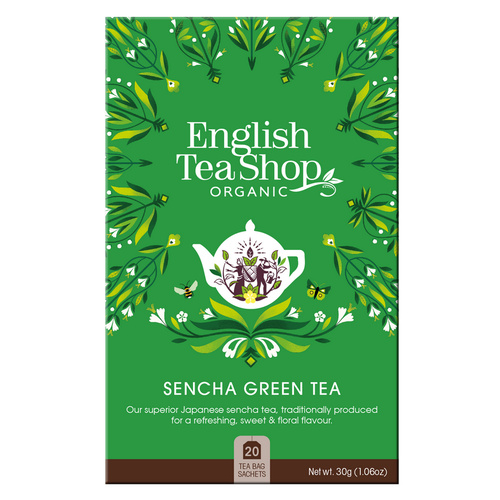 Organic Green Sencha Teabags 6x20pc