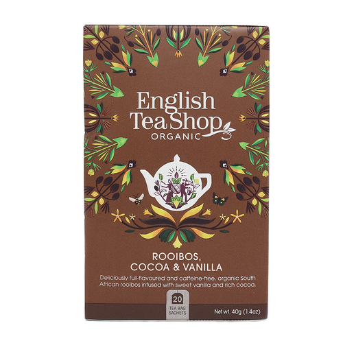 Organic Cocoa Rooibos & Vanilla 6x20pc