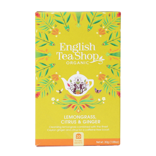 Organic Lemongrass Ginger & Citrus Fruits Teabags 6x20pc