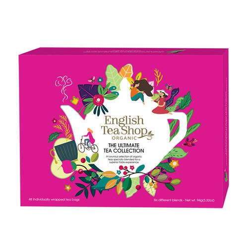 Christmas 2026 English Tea Shop Gift Pack The Ultimate Tea Collection Pink 48 Sachets