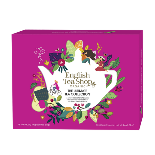Christmas 2025 English Tea Shop Gift Pack The Ultimate Tea Collection Pink 48 Sachets