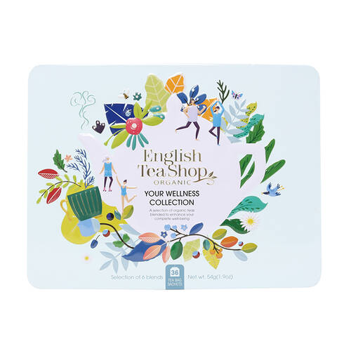 Christmas 2026 English Tea Shop Gift Pack Your Wellness Collection Light Blue 36 Sachets