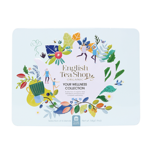 Christmas 2025 English Tea Shop Gift Pack Your Wellness Collection Light Blue 36 Sachets