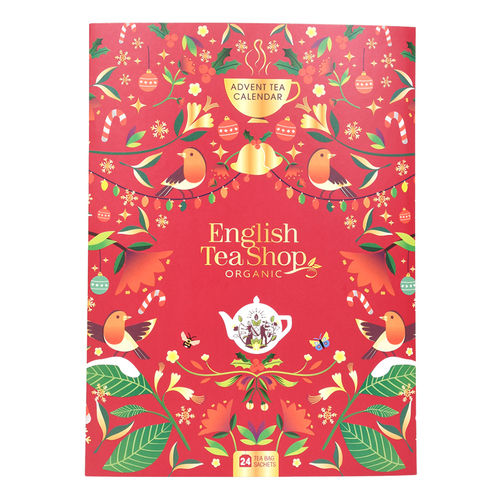 Christmas 2025 English Tea Shop Book Style Advent Calendar