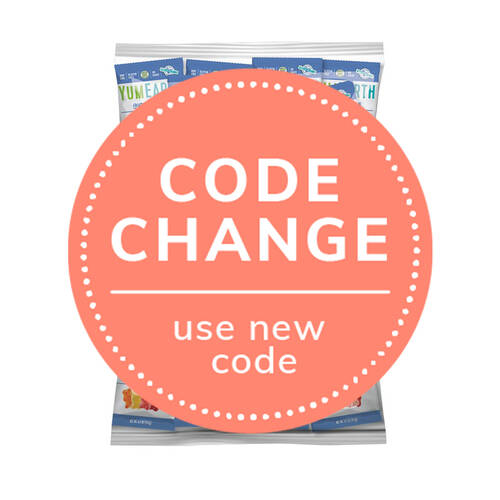 Gummy Bears Snack Packs Refill Bag Only 50x20g