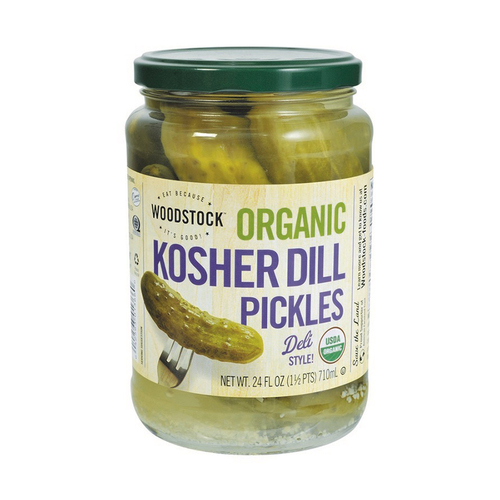 Organic Kosher Dill Pickles Whole 710ml