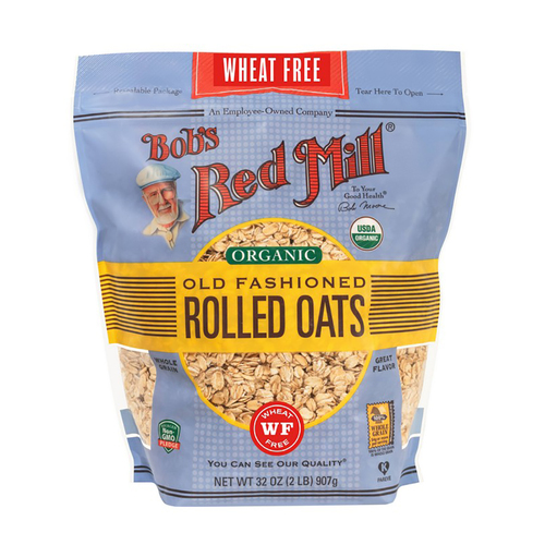 Organic Regular Rolled Oats Pure Wheat Free 907g