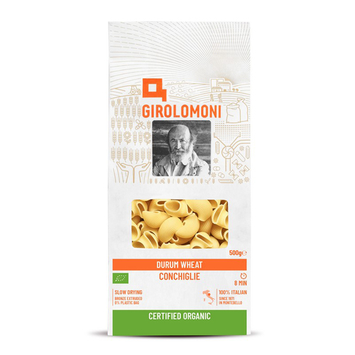 Durum Wheat Semolina Pasta Conchiglie 500g
