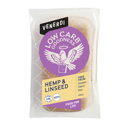 Low Carb Goodness Keto Hemp & Linseed 490g
