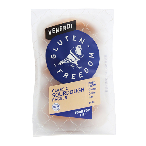 Classic Sourdough Bagels 4pk 344g