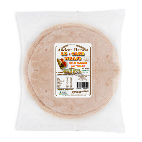 Organic Lo-Carb Wraps 220g