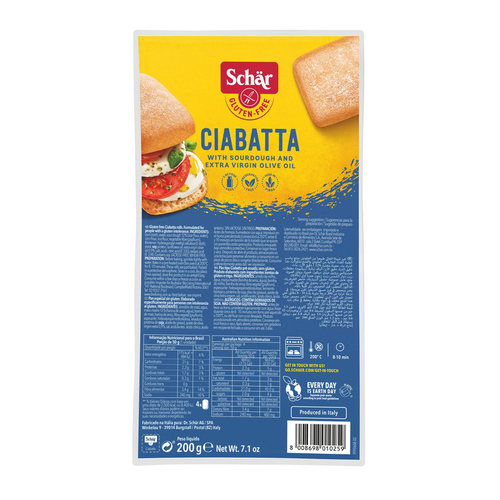 Ciabatta Rolls 200g