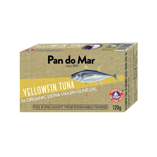 Light Tuna in Organic Olive Oil 120g