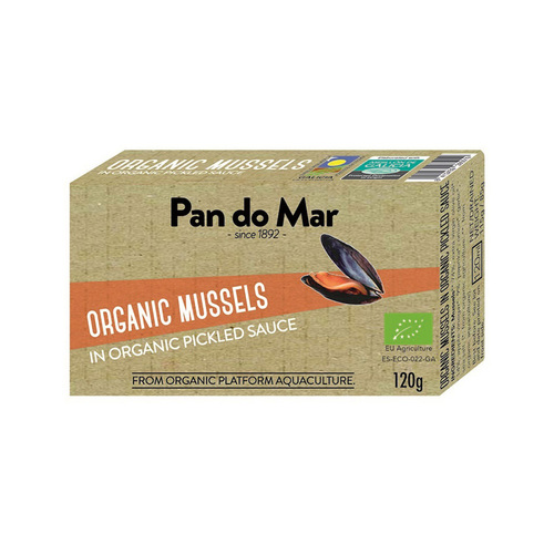 Organic Mussels in Organic Pickled Sauce 120g