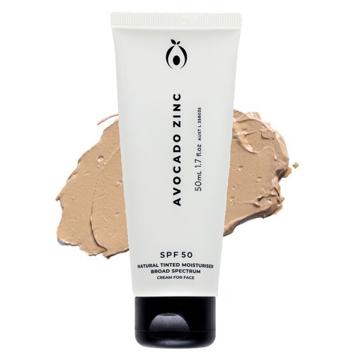 SPF50 Natural Tinted Moisturiser Medium - Dark 50ml
