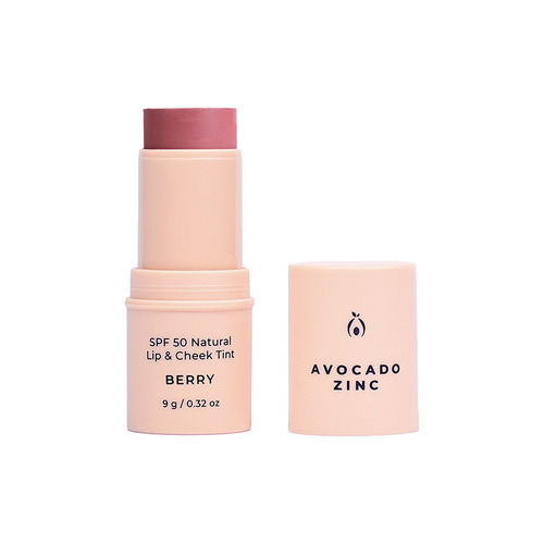 SPF50 Natural Lip & Cheek Tint - Berry 9g