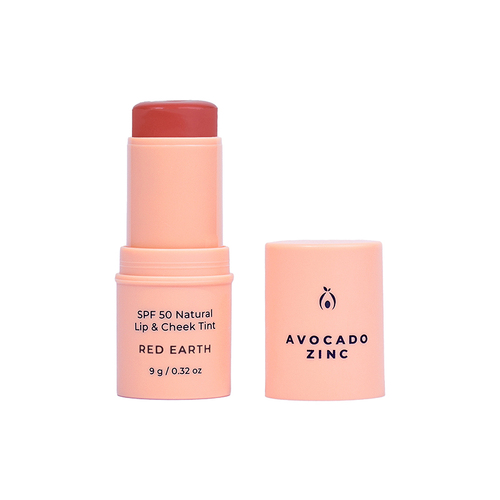 SPF50 Natural Lip & Cheek Tint - Red Earth 9g