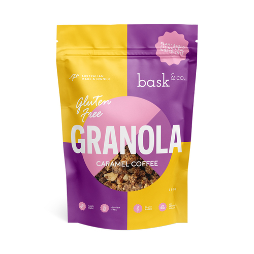 Gluten Free Granola Clusters - Caramel Coffee 250g