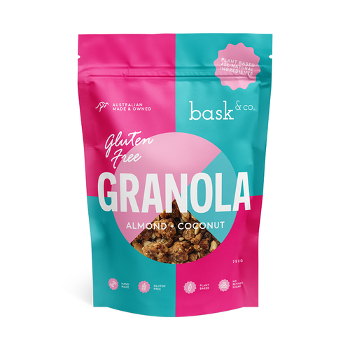 Gluten Free Granola Clusters - Almond & Coconut 250g