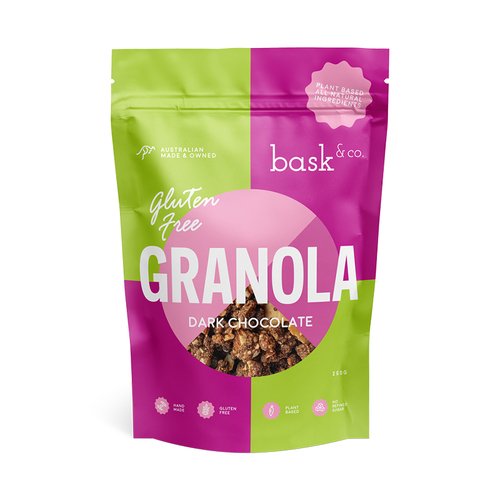 Gluten Free Granola Clusters - Dark Chocolate 250g