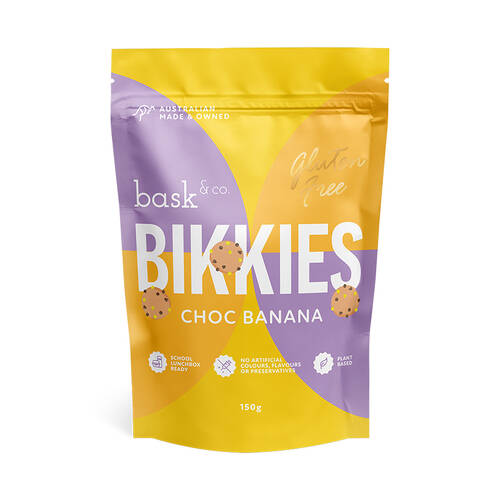 Gluten Free Bikkies - Choc Banana 150g