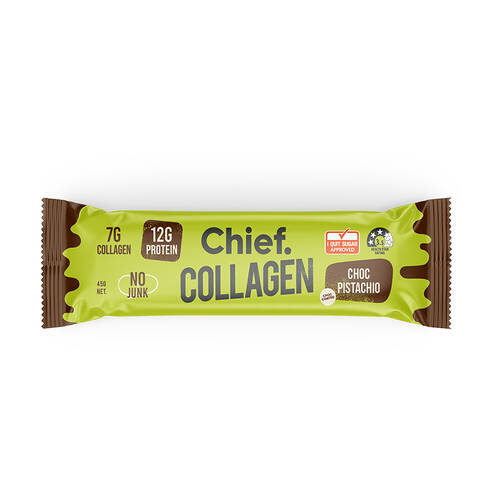 Collagen Protein Bar - Choc Pistachio 45g