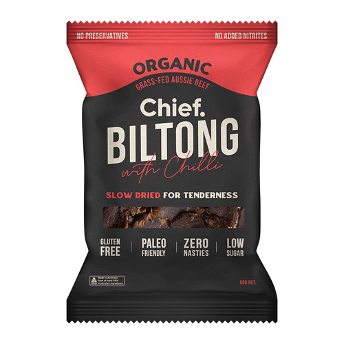 Grass Fed Biltong - Beef & Chilli 90g