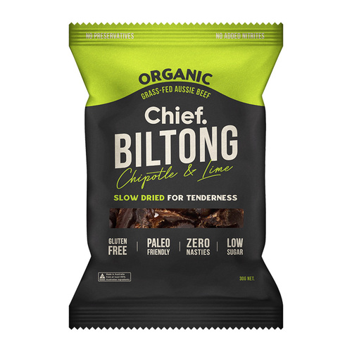 Grass Fed Biltong - Chipotle & Lime 30g