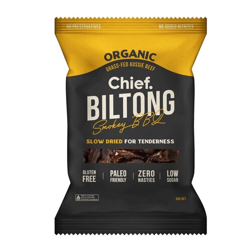 Grass Fed Biltong - Smokey BBQ 30g