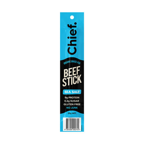 Grass Fed Beef Stick - Sea Salt 25g
