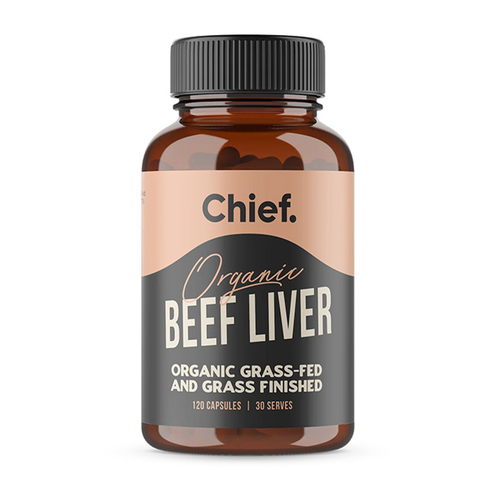 Organic Beef Liver 120 Capsules