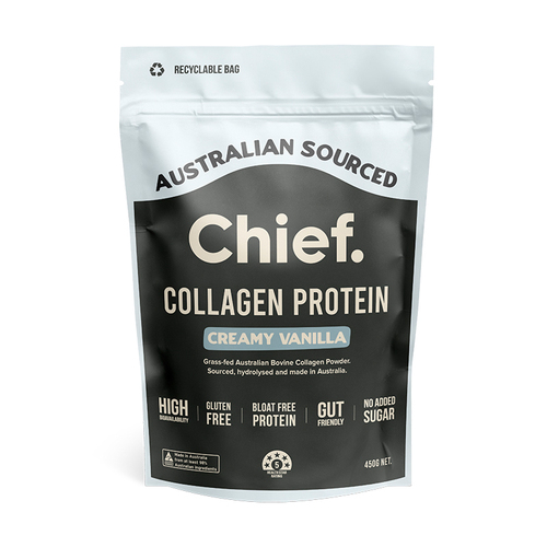 Grass-Fed Collagen Protein Powder - Creamy Vanilla 450g