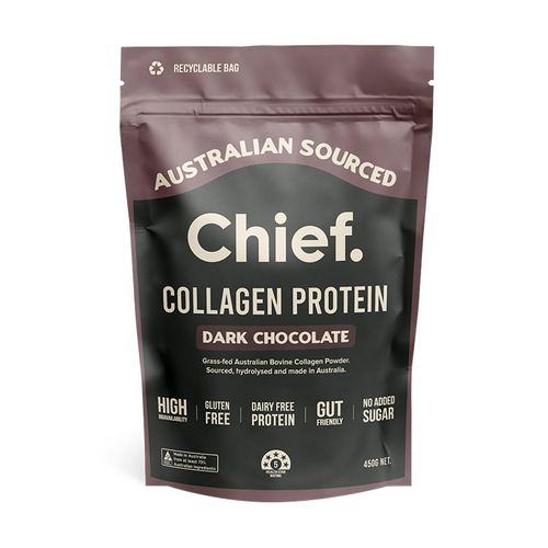 Grass-Fed Collagen Protein Powder - Dark Chocolate 450g