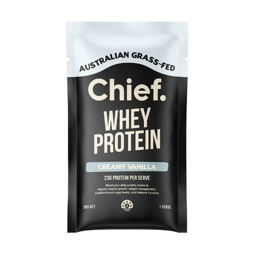 Whey Protein Concentrate Sachet - Creamy Vanilla 30g